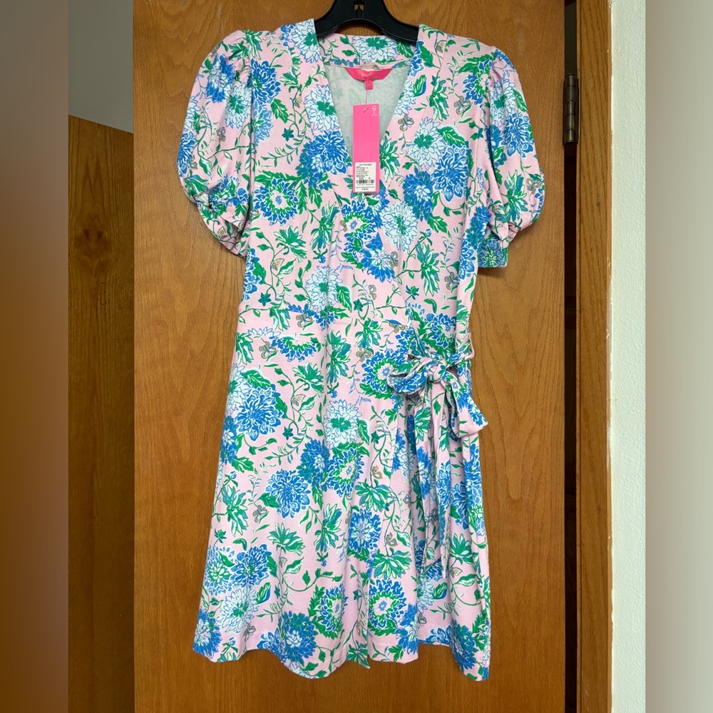 NWT Lilly Pulitzer Sailynn romper dress Conch Shell pink Rumor Has It Medium